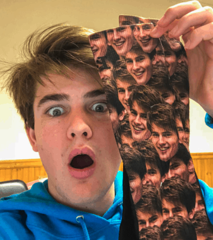 Customized face socks long term friendship gifts