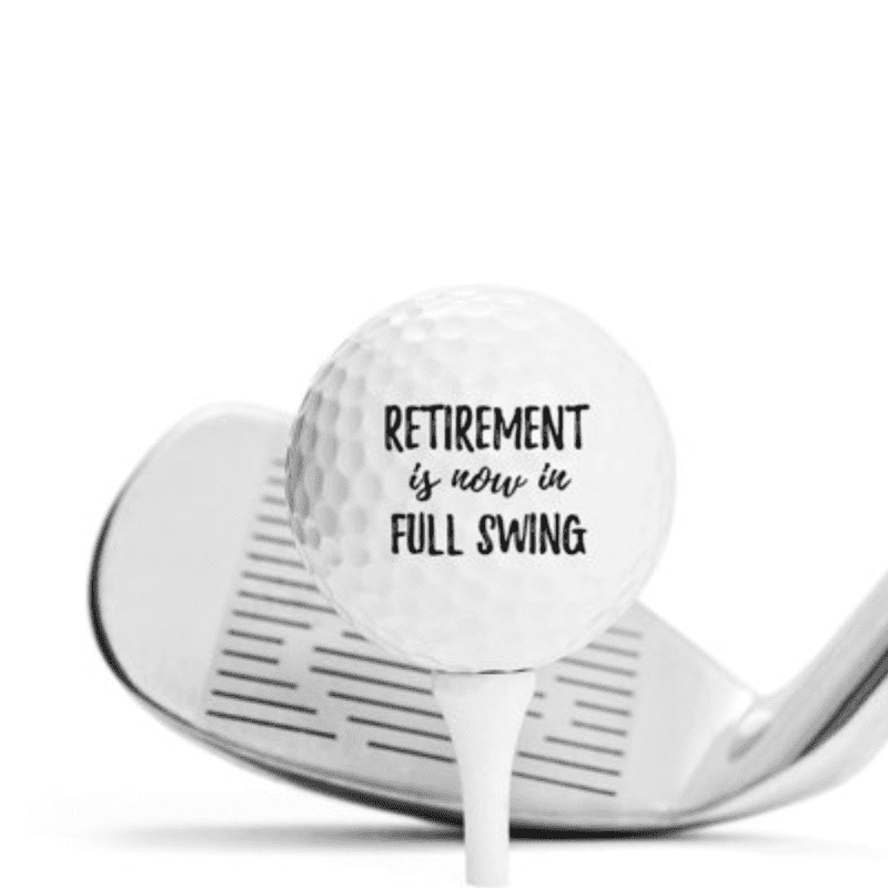 Retirement Golf Balls