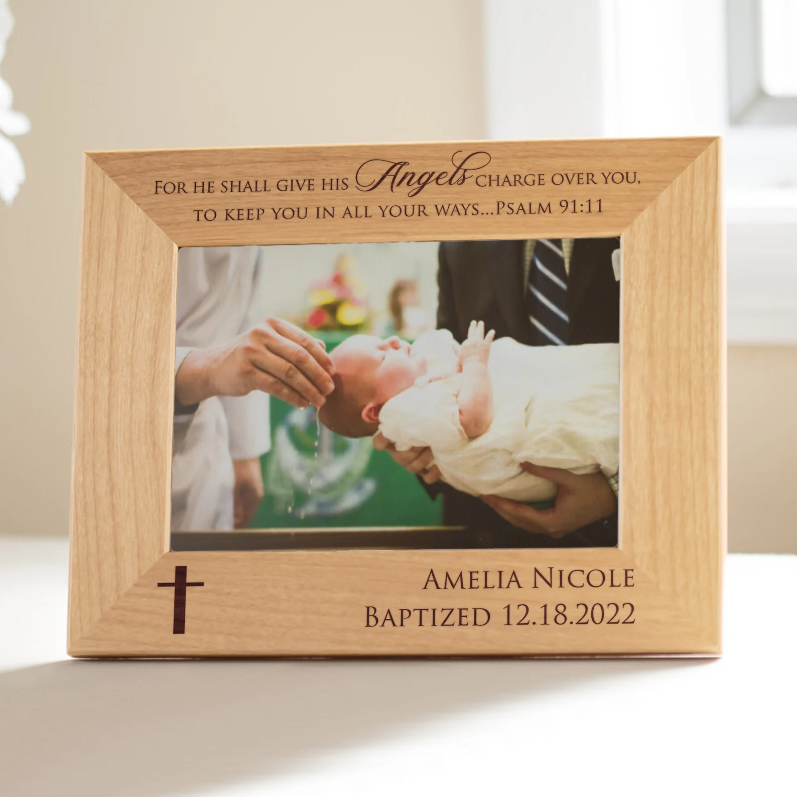 Personalized Baptism Picture Frame