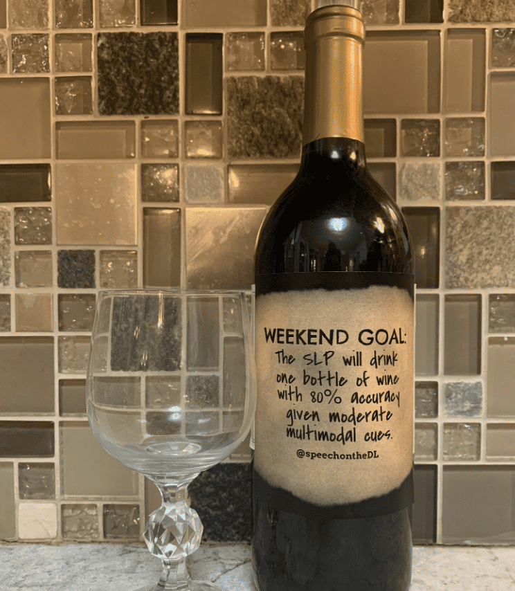 Speech Goal Wine Label