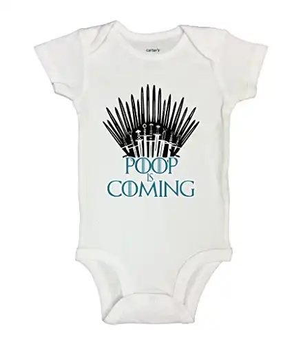 Game of Thrones Baby One Piece Poop is Coming Bodysuit