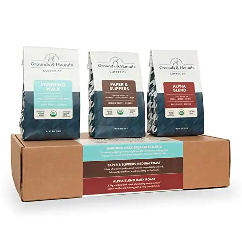 Grounds & Hounds Organic Whole Bean Coffee