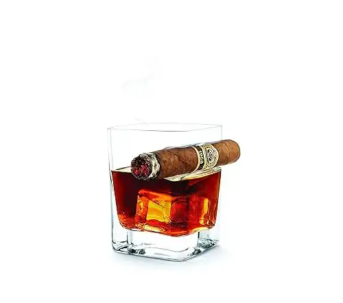 Corkcicle Cigar Holder Whiskey Glass