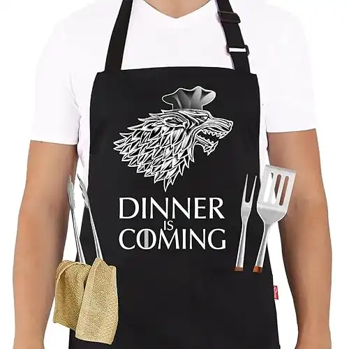 Dinner is Coming Chef Apron