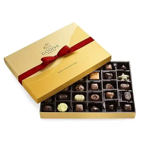 Godiva Chocolates Gold Gift Box